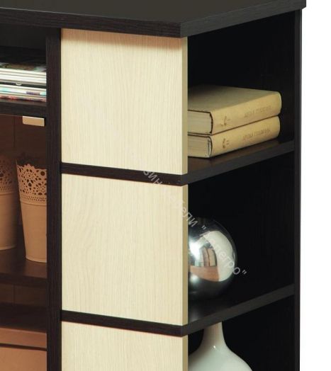 Тумба для теле радиоаппаратуры Виста-15, Венге/Вудлайн кремовый