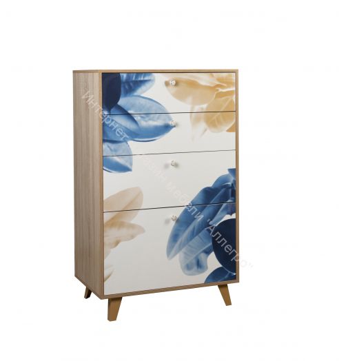 Комод 63,01 Аккорд, Дуб сонома/Белый