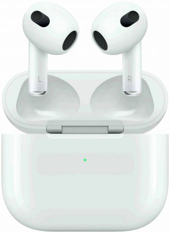 Беспроводные наушники Apple AirPods (3-его поколения, 2022) белые, Lightning