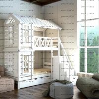 Кровать двухъярусная Домик Felicia №2+