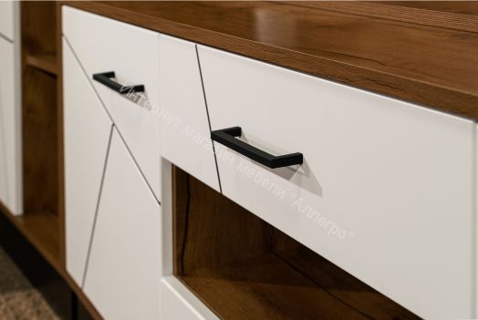 Тумба под ТВ 54.04 Гамма 1600 мм, Таксония/Белый