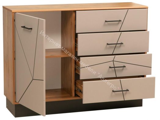 Комод 54.08 Гамма 1200 мм, Таксония/Грей