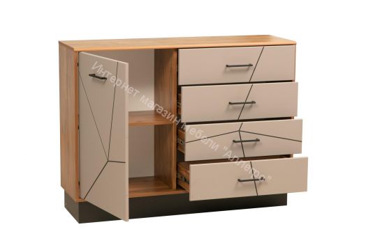 Комод 54.08 Гамма 1200 мм, Таксония/Грей