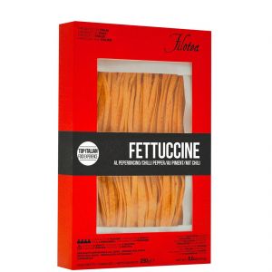 Феттуччине яичные с острым красным перцем Filotea Fettuccine al Peperoncino 250 г - Италия