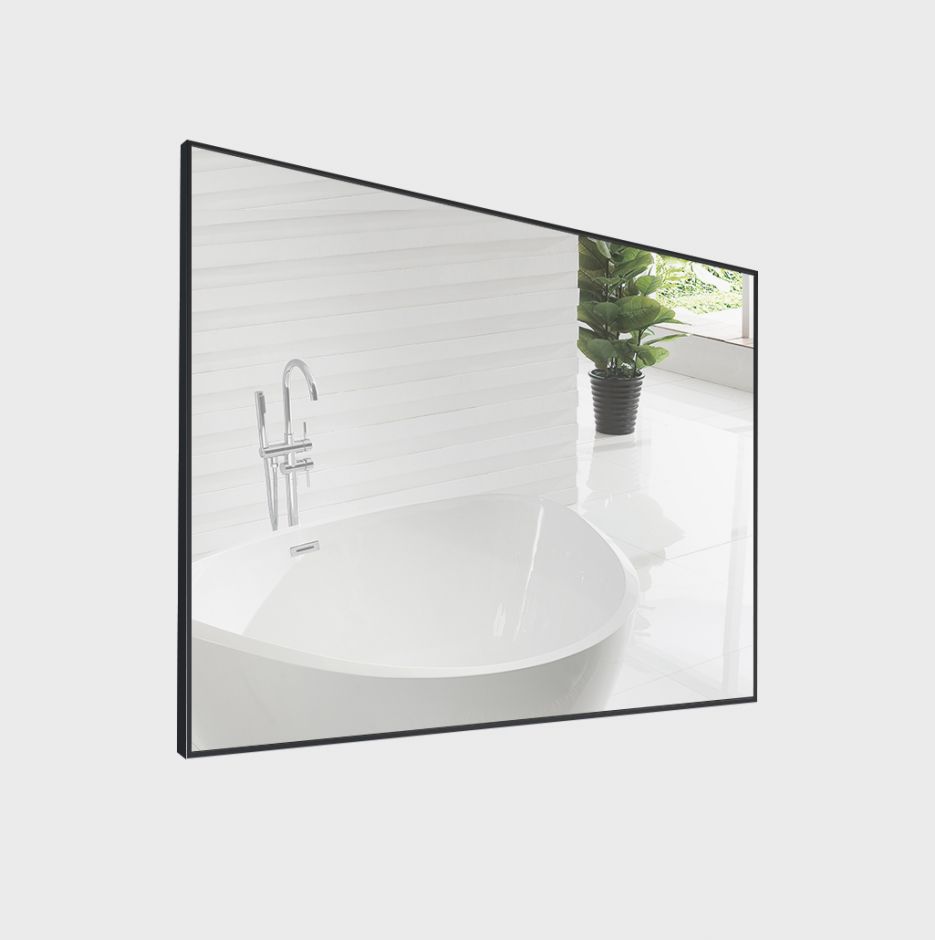 Зеркало для ванной комнаты BelBagno SPC-AL-1000-800 Nero ФОТО