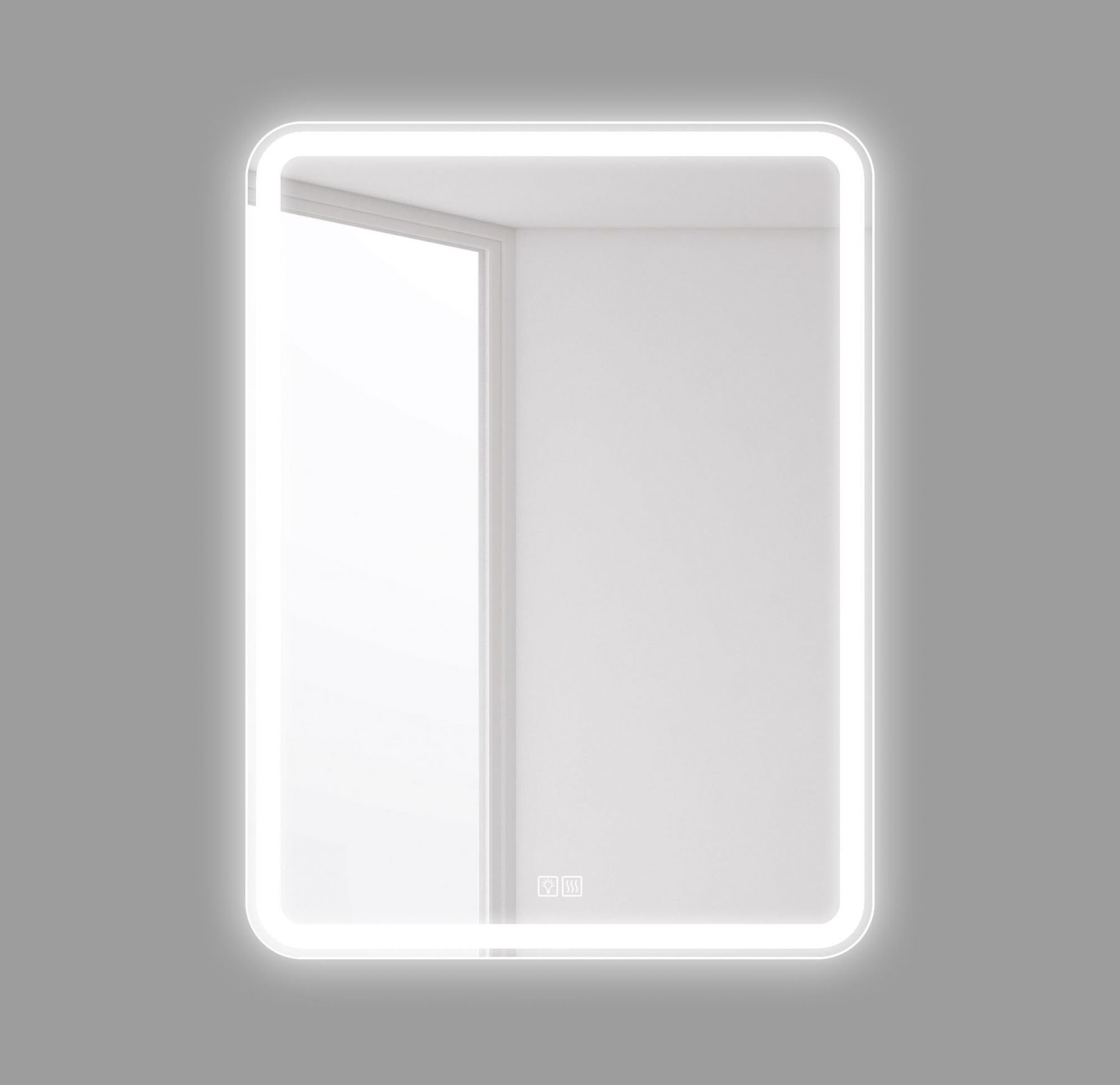 Зеркало для ванной комнаты BelBagno SPC-MAR-600-800-LED-TCH-WARM схема 1