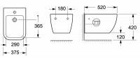 Биде подвесное BelBagno Genova BB1104BH схема 5