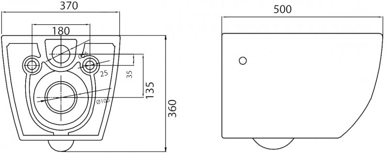 Безободковый унитаз BelBagno Sfera-R (Сфера-Р) BB513CH ФОТО