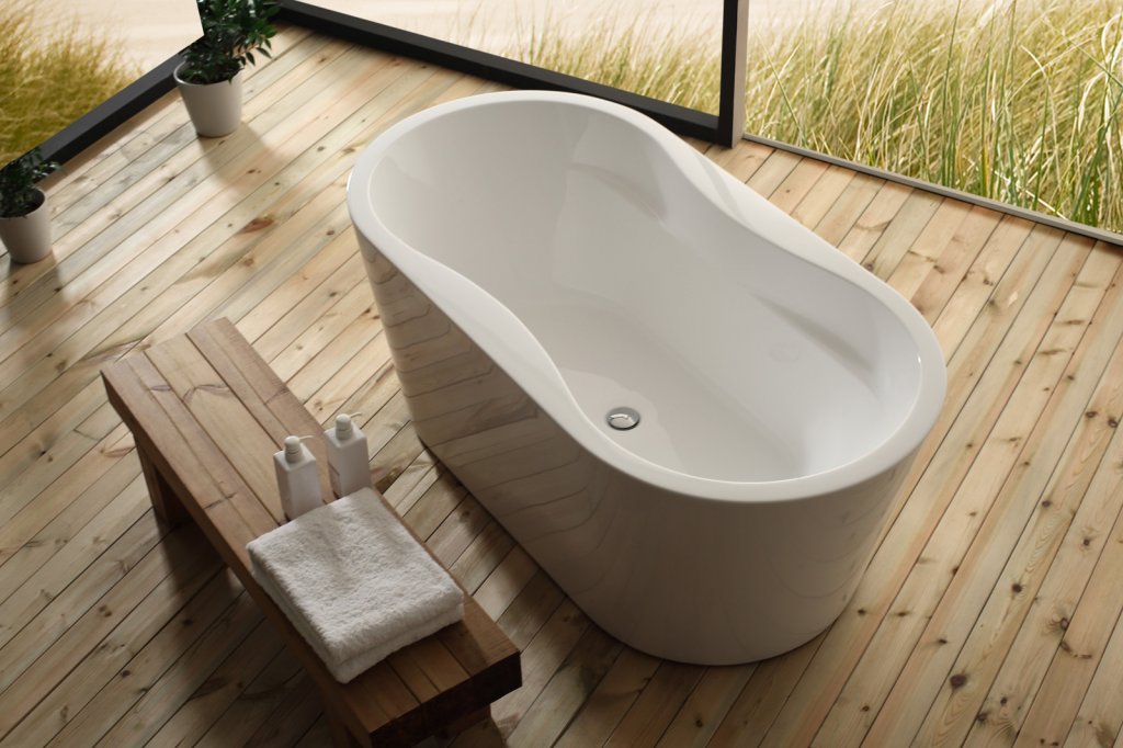 Фото Отдельностоящая ванна с экраном Belbagno BB407 160/170х80