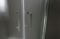 Душевой уголок Belbagno Uno R прозрачное или матовое стекло схема 6