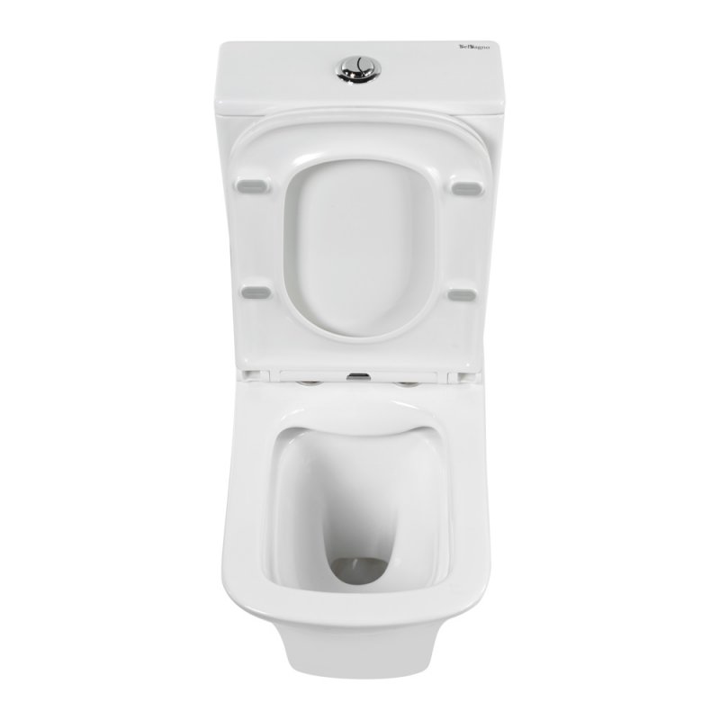 Напольный безободковый унитаз BelBagno Marmi BB052CPR ФОТО