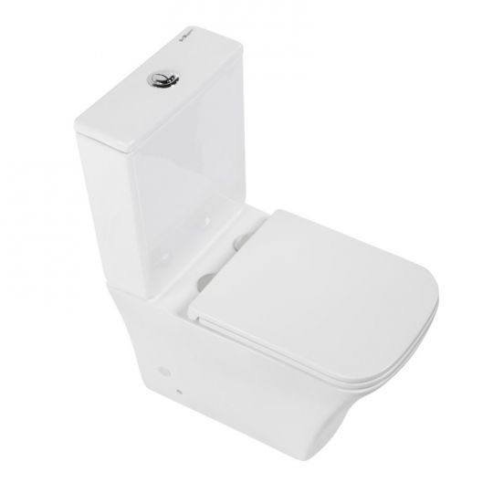 Напольный безободковый унитаз BelBagno Marmi BB052CPR схема 9