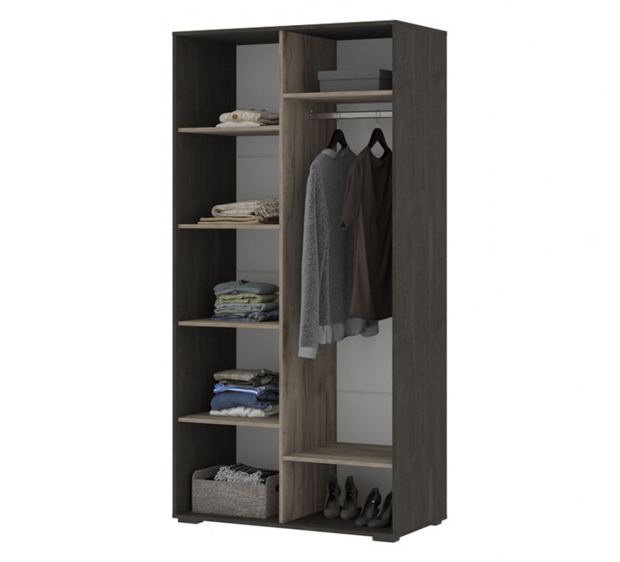 ШК 02 Шкаф  "Эдинбург" 2х створчатый с зеркалом