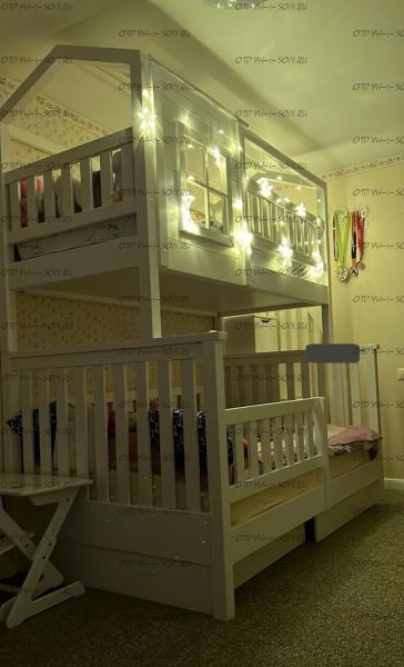 Двухъярусная кровать Домик Felicia