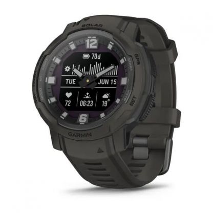 Умные часы Garmin INSTINCT CROSSOVER Solar графитовый