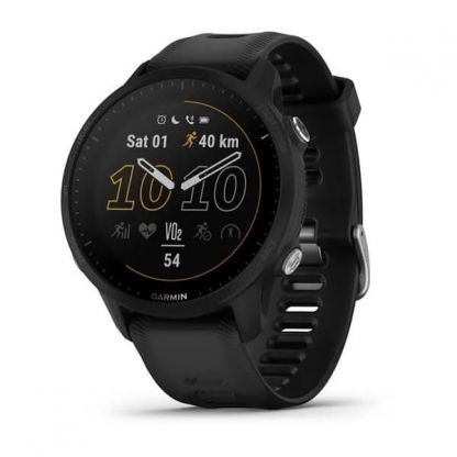 Умные часы Garmin FORERUNNER 955 с черным ремешком фото