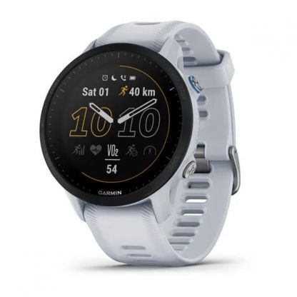 Умные часы Garmin FORERUNNER 955 с белым ремешком фото