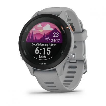 Умные часы Garmin FORERUNNER 255S со светло-серым ремешком фото