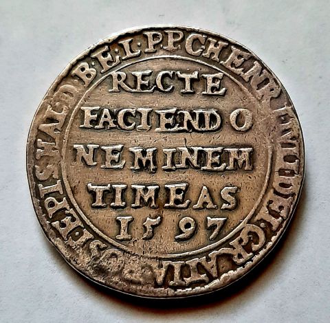 1 талер 1597 Брауншвейг Германия AUNC-XF