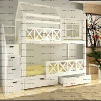 Кровать двухъярусная Домик Standard №34С