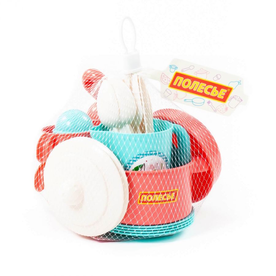 Набор детской посуды "Настенька" на 4 персоны (V3) (28 элементов) (в сеточке)