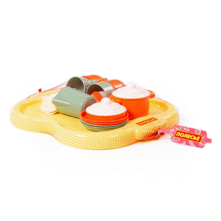 Набор детской посуды "Янина" с подносом на 4 персоны