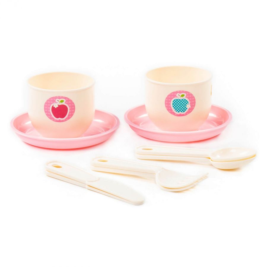Набор детской посуды "Минутка" на 2 персоны (V6) (10 элементов) (в сеточке)