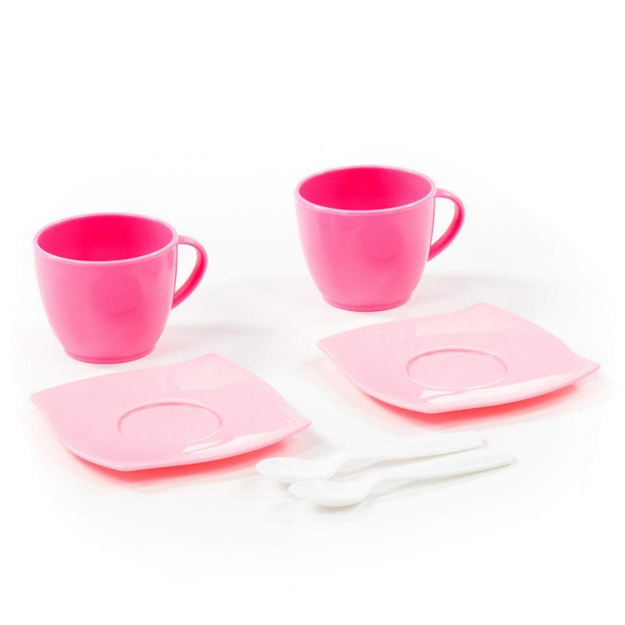 Набор детской посуды "Алиса" на 2 персоны (6 элементов) (в сеточке)