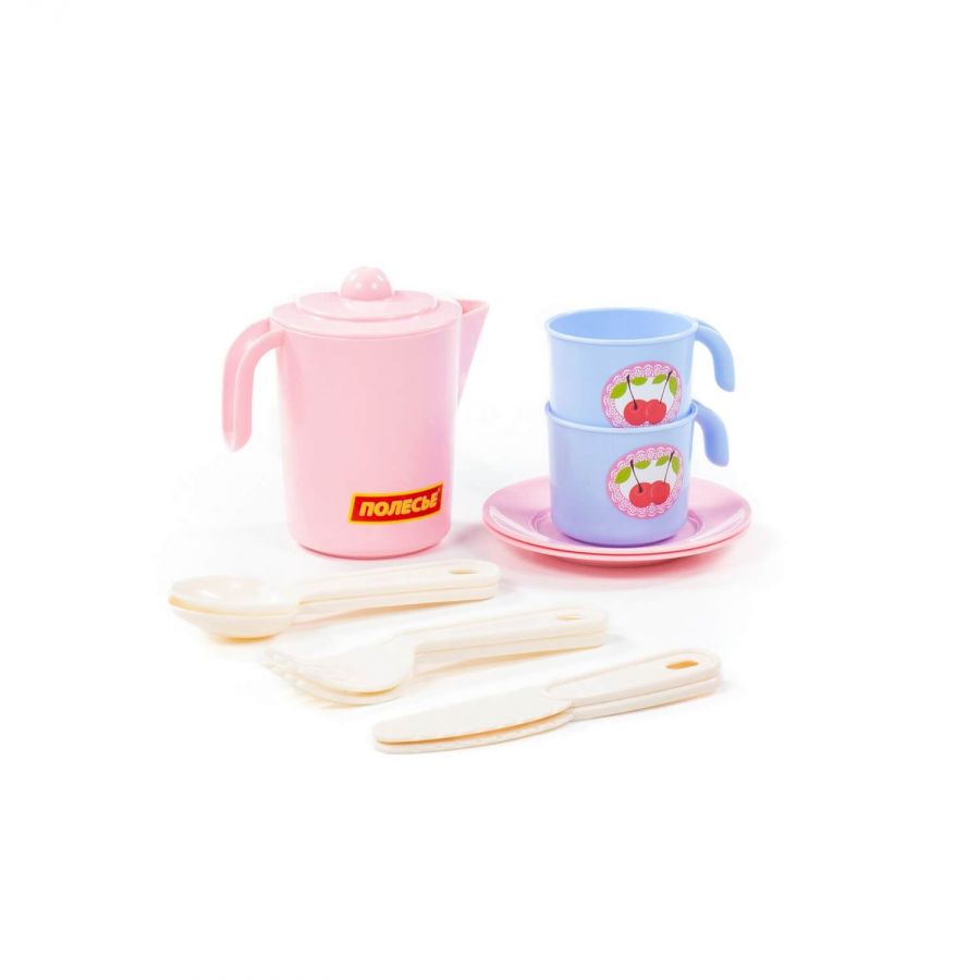 Набор детской посуды "Анюта" на 2 персоны (V5) (12 элементов) (в сеточке)