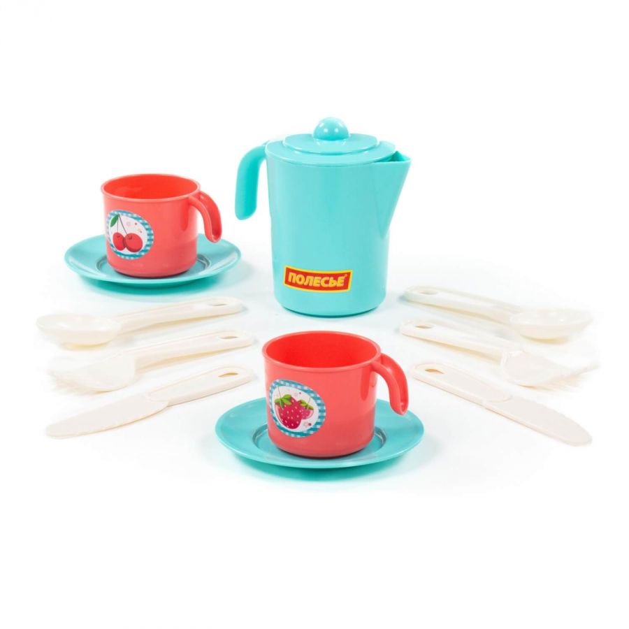 Набор детской посуды "Анюта" на 2 персоны (V3) (12 элементов) (в сеточке)