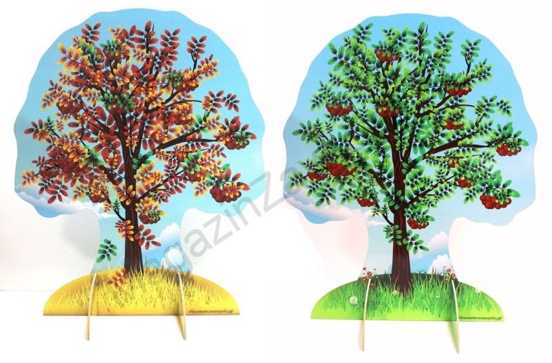 Театральная декорация "Рябина" (лето-осень)