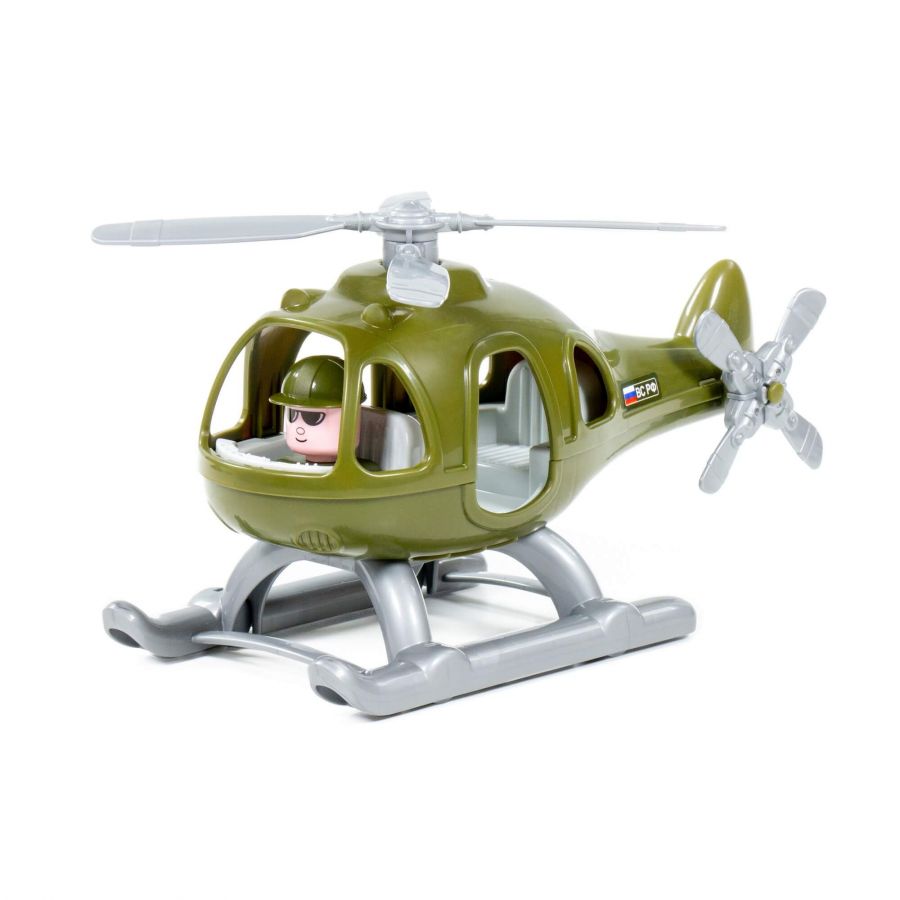 Вертолёт военный "Гром" (в коробке)