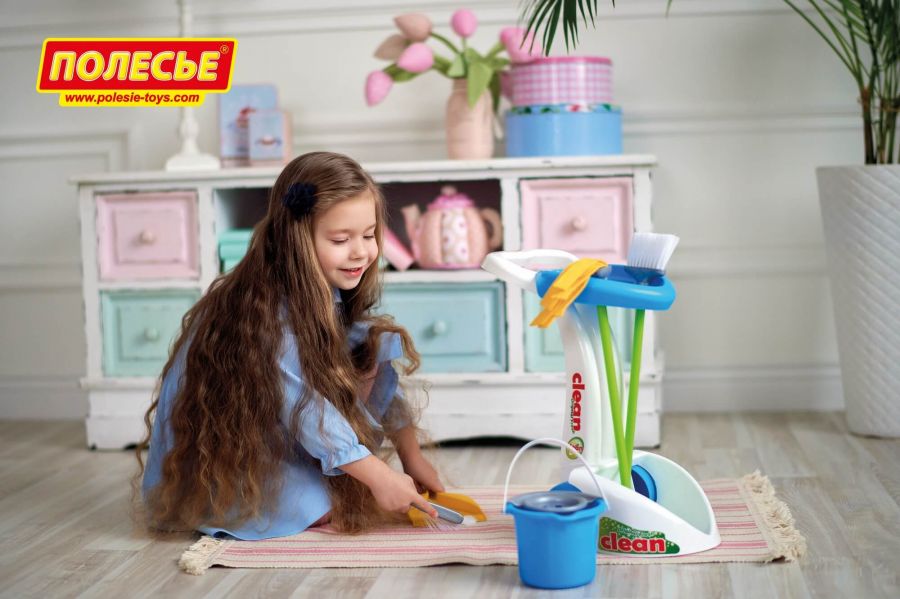 Набор "Чистюля" (6 элементов) (в сеточке)