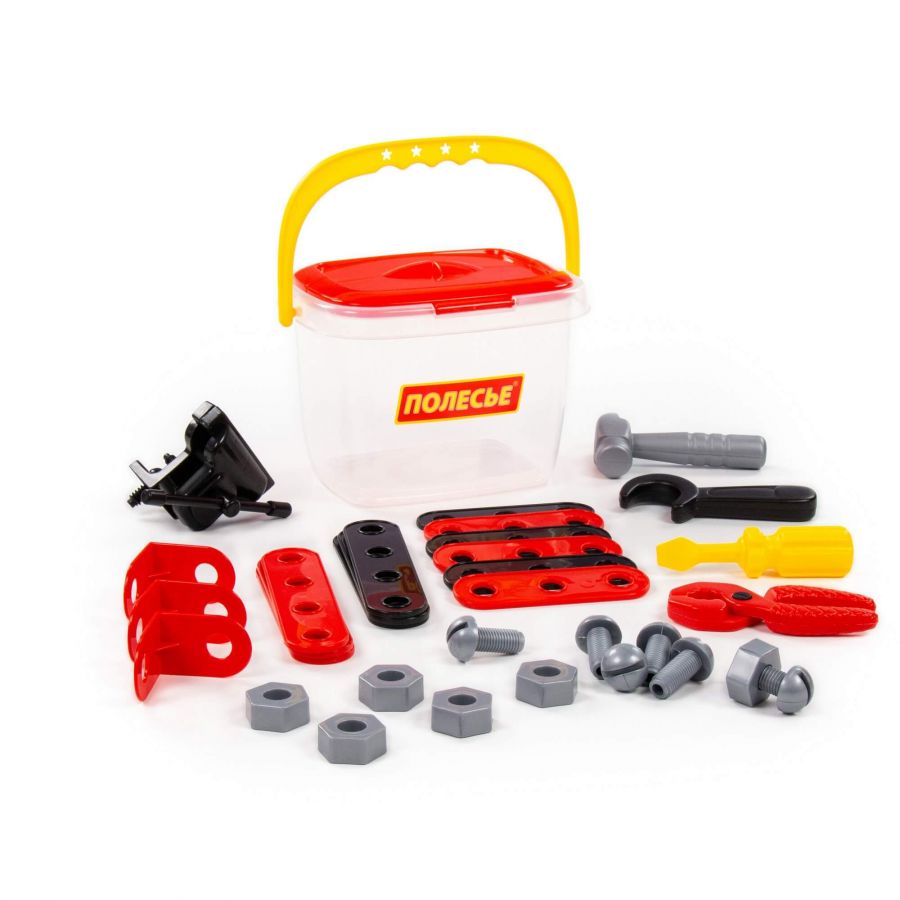 Набор "Механик" (32 элемента) (в ведёрке)