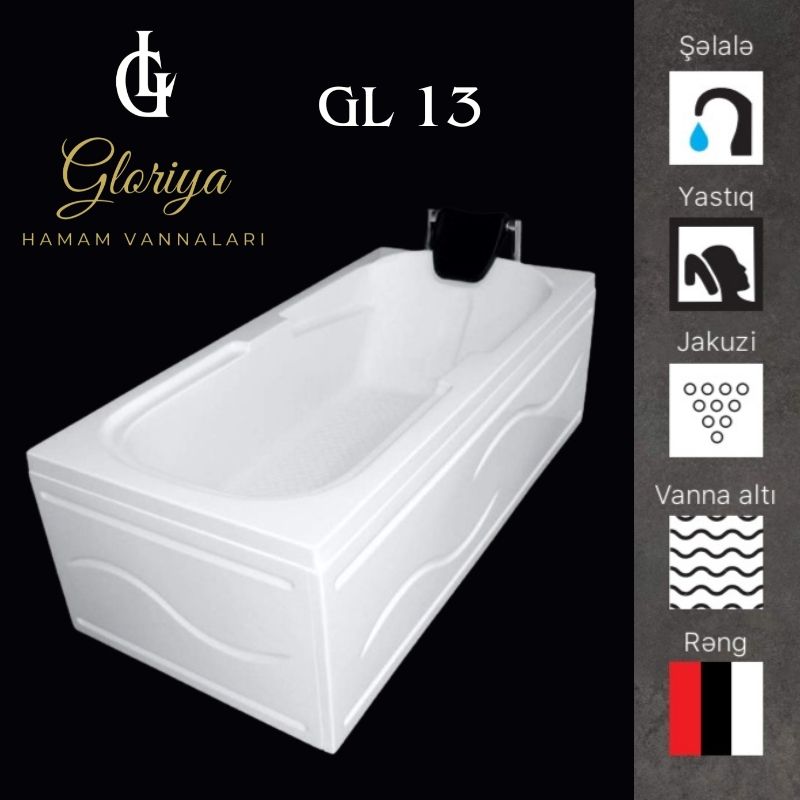 GLORİYA düz vannaları GL13 - 150*80 sm