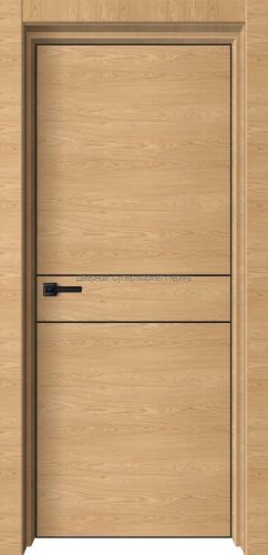 Лайника 02 Ольха ПВХ черная алюминиевая кромка с четырех сторон