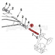Палец в основание стрелы [811/90649] для JCB JS160W 
