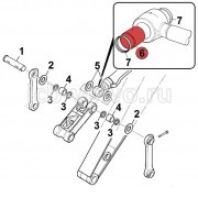 Втулка в ушко штока г/цилиндра ковша [6900/0782] для JCB JS200W 