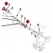 Шайба (поз-4) [823/10579] для JCB JS220 (200, 210) 
