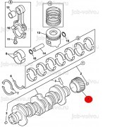 Шестерня коленвала [02/801838] для JCB JS330 