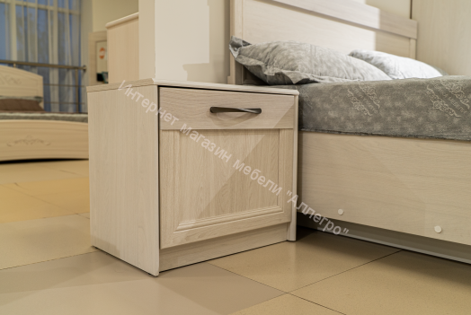 Спальный гарнитур Лиана, Ясень анкор светлый/Ясень графит/Патина