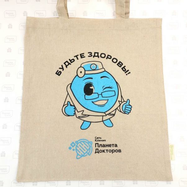 Эко сумки с логотипом для медцентра