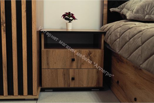 Тумба прикроватная 51.17 Либерти (опора h=20мм)