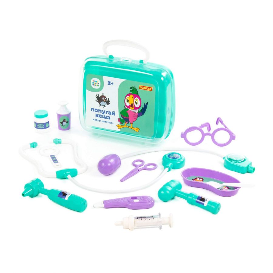 Набор "Попугай Кеша" "Доктор" (в чемоданчике)