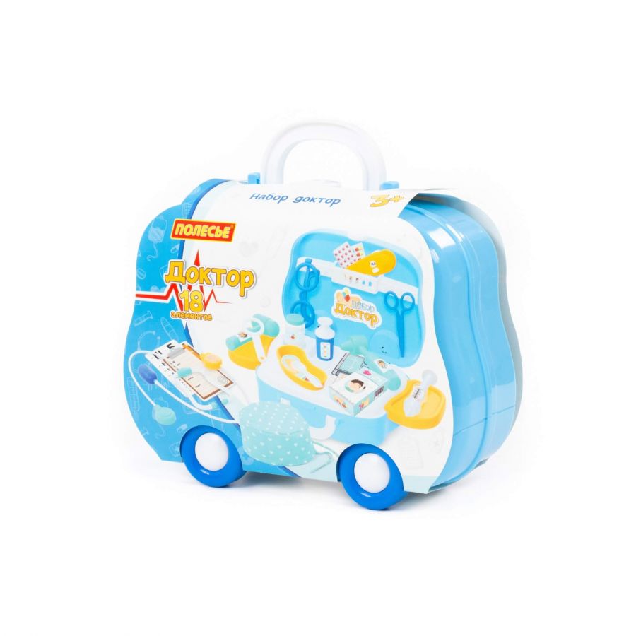 Набор "Доктор №17" (18 элементов) (в чемоданчике на колёсиках)