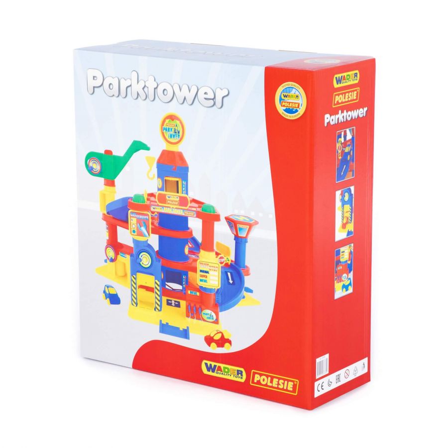 Паркинг 4-уровневый с автомобилями (в коробке)