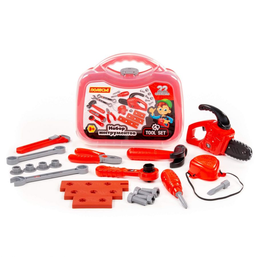 Набор инструментов №34 (22 элемента) (в чемоданчике среднем)