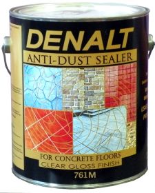 Лак для Бетона и Камня 1л Denalt 761М Anti-Dust Sealer Матовый, Анти-пылевой, Алкидный для Внутренних и Наружных Работ