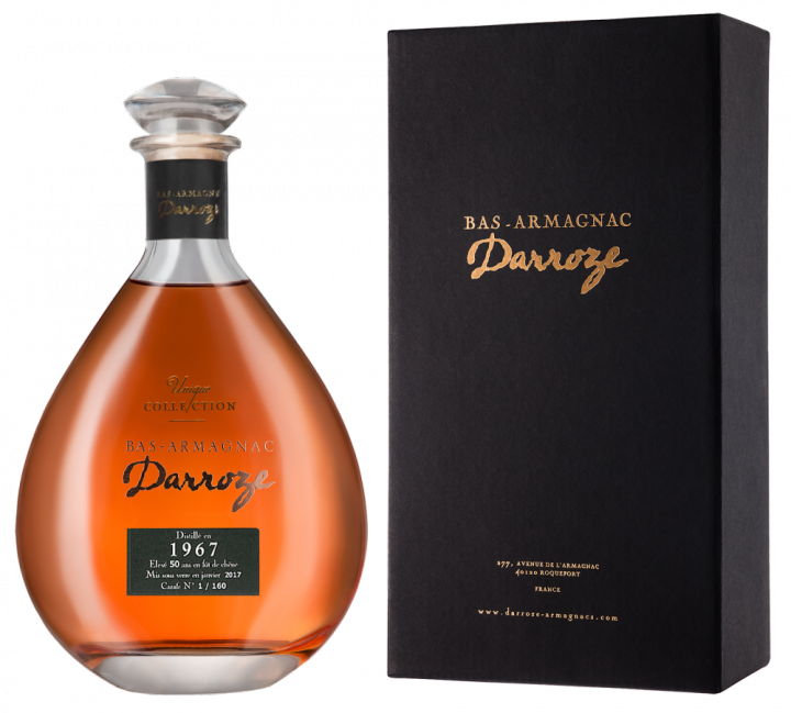 Bas-Armagnac Darroze Unique Collection Chateau de Gaube a Perquie 1967, 0.7 л., 1967 г.