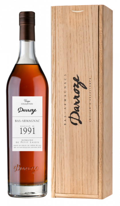 Bas-Armagnac Darroze Unique Collection Domaine de Сoquillon au Freche 1991, 0.7 л., 1991 г.